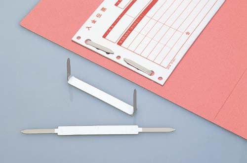 PO鋼板ファスナー60mm粘着シール付 100本