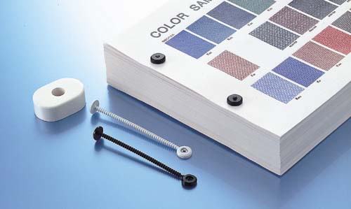 プラファスナー とじ厚80mm 白 200本