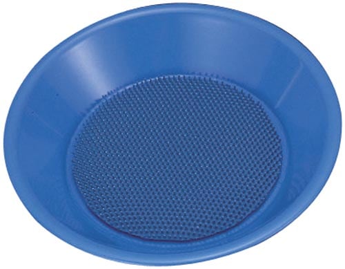 カルトンつり銭受け 丸型・マット付き 青