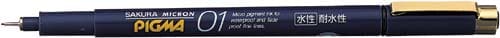 水性サインペン ピグマ01 黒