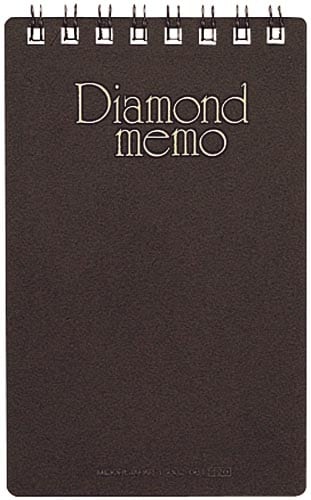 ダイヤメモ<M>黒 5mm幅罫 40枚
