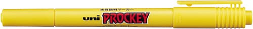 水性マーカー プロッキー細・極細 黄