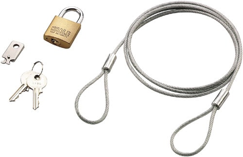 パソコンロックキット 南京錠式×5