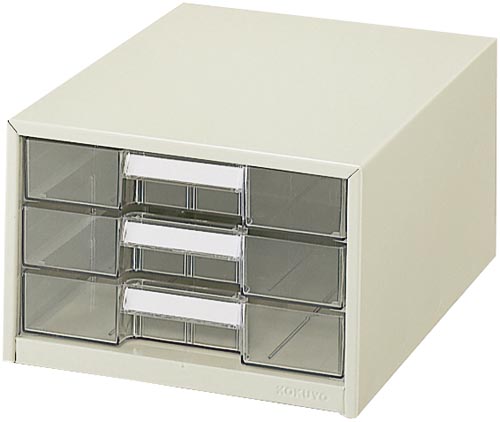 レターケース透明プラスチック引き出しA4 3段
