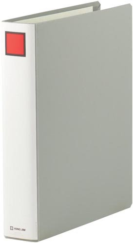 キングファイルG灰A4縦 背幅56mm 10冊