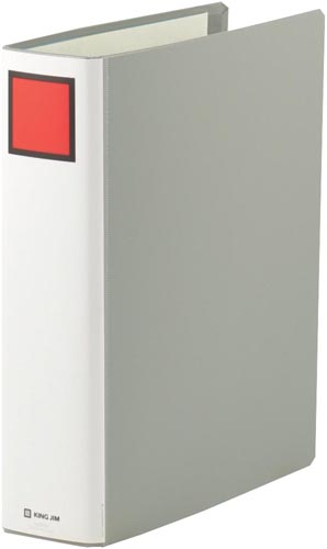 キングファイルG灰A4縦 背幅76mm 10冊