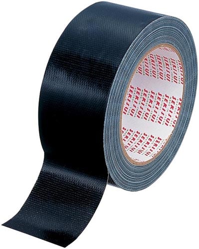 カラー布テープNo.600V 黒 50mm×25m