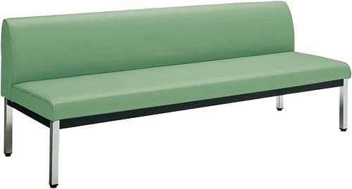 ロビー150 背付き幅1800奥行600グリーン