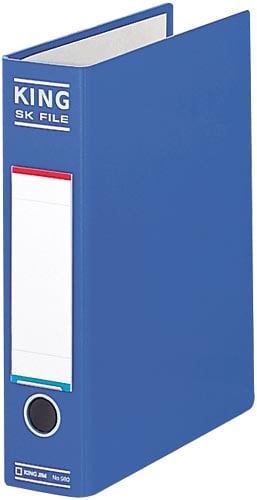 SKファイル青A4縦背幅75mm10冊