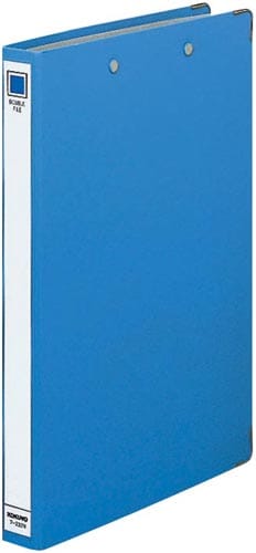 ダブルファイル A4縦 青 10冊