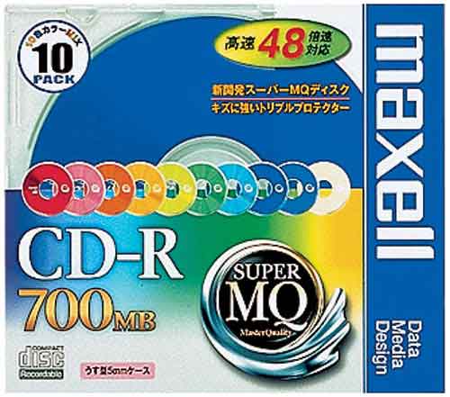 マクセル ｃｄ ｒ データ用 カラーディスク ４８倍速 カウネット