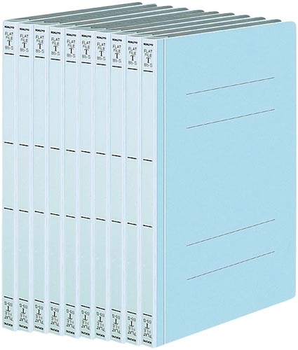 フラットファイルT A4縦 青 10冊