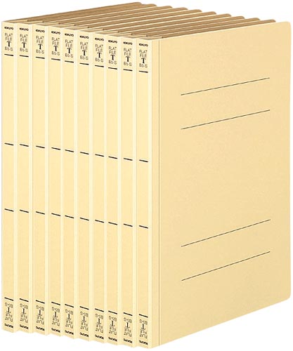 フラットファイルT A4縦 黄 10冊