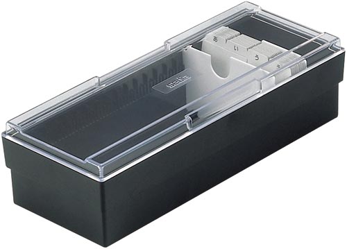 ネームカードボックス 黒×2