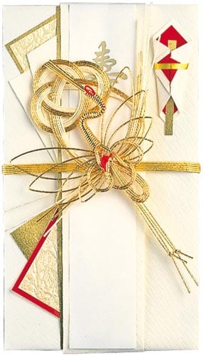 祝儀袋 新金封 鶴 中袋付