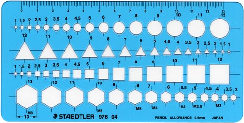 テンプレート 組合せ定規