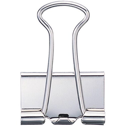 ダブルクリップ(オープン箱)銀 小