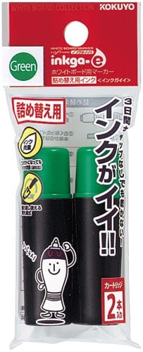 ホワイトボード用マーカー インクガイイ 詰替 緑