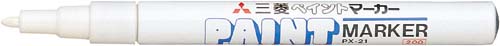 油性マーカー ペイントマーカー 細字 白