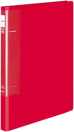 レターファイル<ラクアップ>PP A4縦 赤10冊