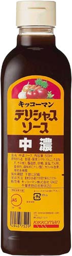 デリシャスソース 中濃 500ml x20