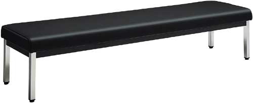 ロビー150 背なし幅1800奥行460ブラック