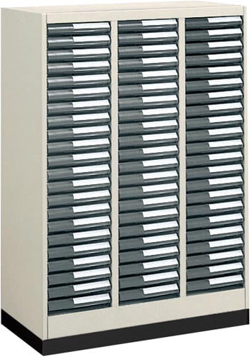 保管庫A4対応下置書類整理庫タイプ3列浅型22段