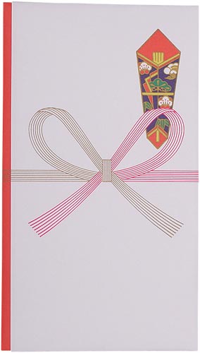 祝儀袋 御祝 多当折赤白7本花結 祝字なし 30枚