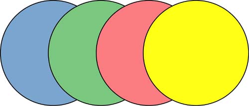 タックタイトル樹脂ラベル丸ラベル直径15mm 青