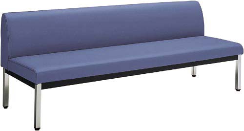 ロビー150 背付き幅1800奥行600ブルー