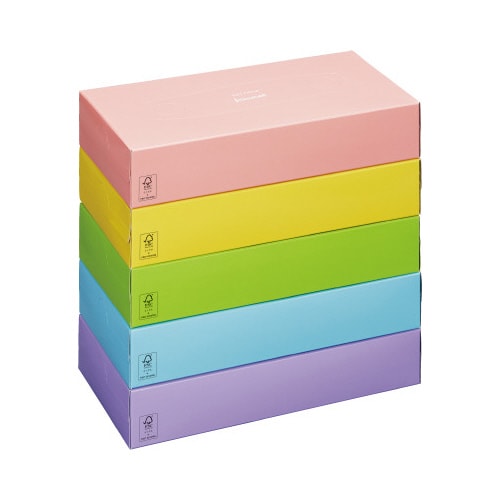 FSC認証 ボックスティシュー5箱入×4