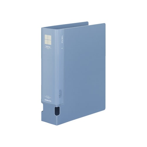 チューブファイルPP青A4縦背幅74mm