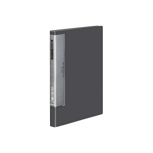 クリヤーブックWC 固定式A4縦40P濃灰