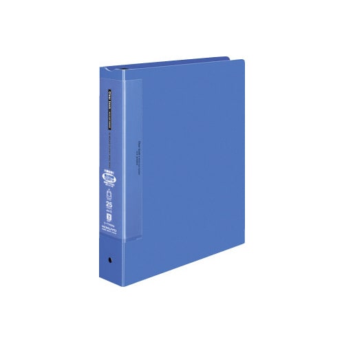 クリヤーブック替紙式青A4縦背幅63mm