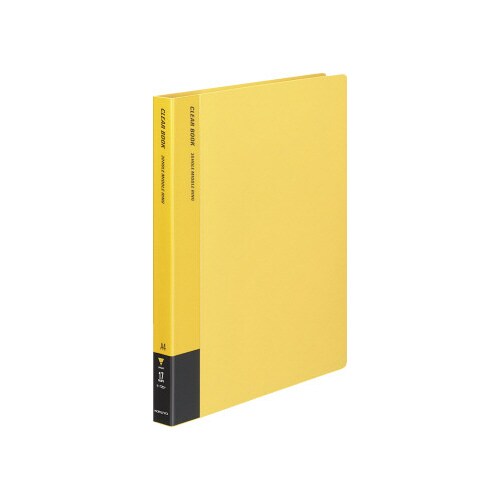 クリヤーブック替紙式 黄 A4縦背幅27mm