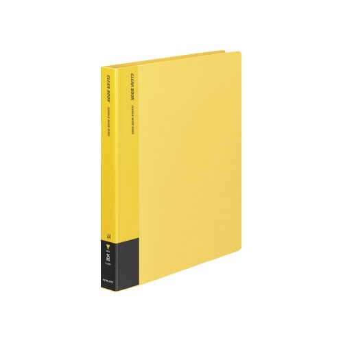 クリヤーブック替紙式 黄 A4縦背幅33mm