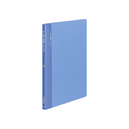 クリヤーブック固定式・横入 A4縦 40P 青