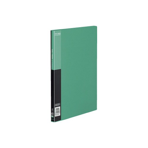 クリヤーブックベーシック横入 A4縦40P緑