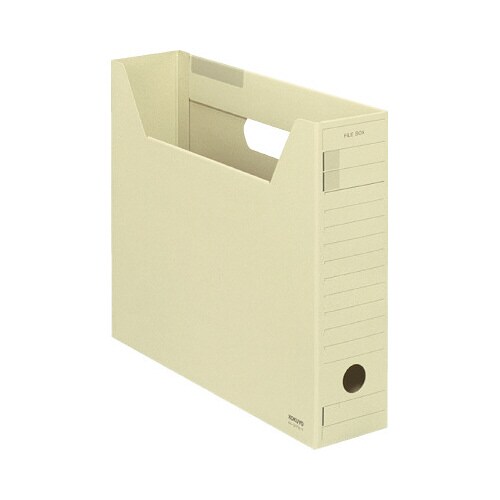 ファイルボックス Fタイプスリム A4横 黄
