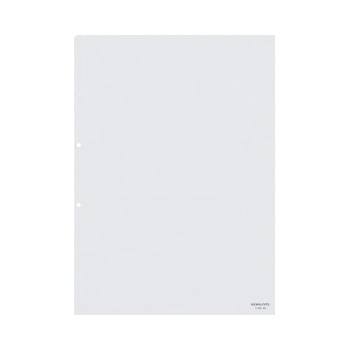 クリヤーホルダー2穴あき B4 透明 1枚入