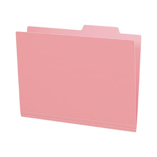 個別フォルダー(PP製・5枚パック)ピンク