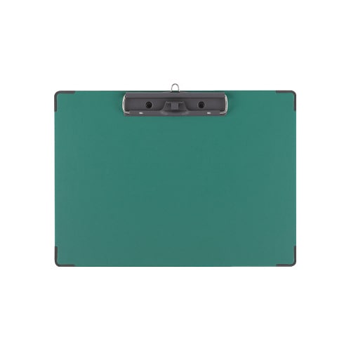 用箋挟B(総クロス貼り)カラーA4長辺とじ緑