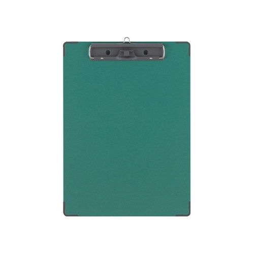 用箋挟B(総クロス貼り)カラーA4短辺とじ緑