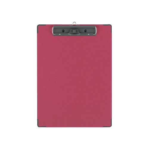 用箋挟B(総クロス貼り)カラーA4短辺とじ赤