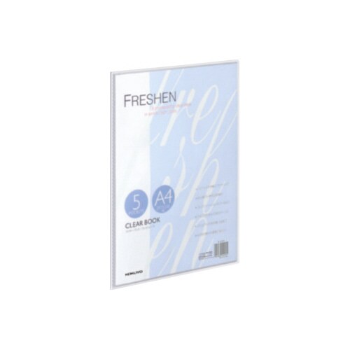 クリヤーブックフレッシェン固定式 A4縦5P透明