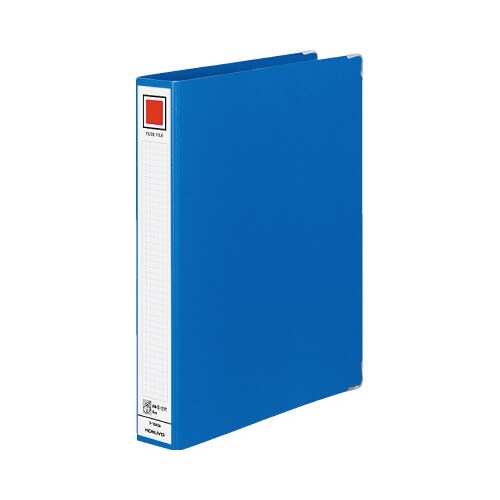 チューブファイルMタイプ青A4縦背幅54mm