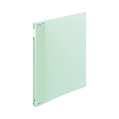 ポップリングファイルスリム 緑A4縦背幅21mm