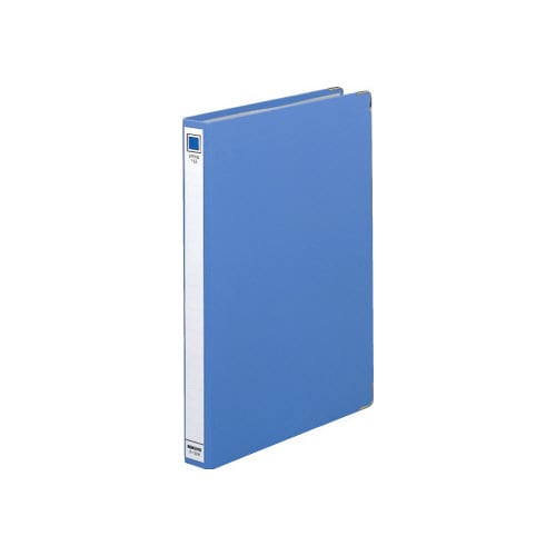 スプリングファイル A4縦 2穴 青 1冊