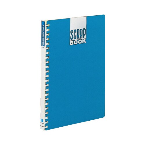 スクラップブックB(替紙式) A4 青