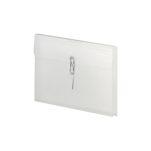 ドキュメントケース エンベロープA4横 クリヤー白